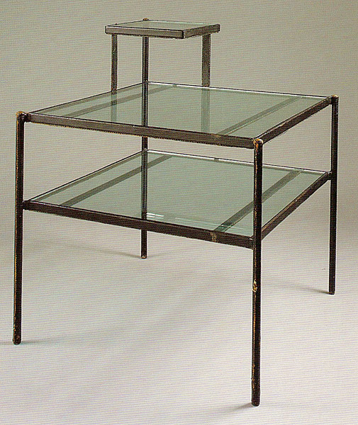 Jacques Adnet table glass